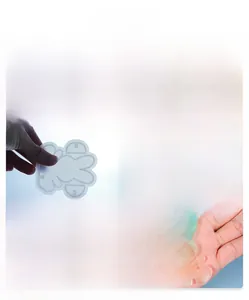 Detailed view of flexible rabbit silicone mold with translucent gradient resin finished product