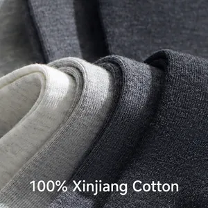 Calze uomo in cotone Xinjiang 100% con struttura a maglia antibatterica di qualità
