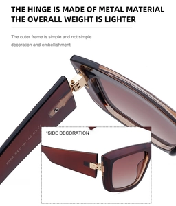 Detailed view of durable metal hinges and tortoise shell frame of cat eye sunglasses