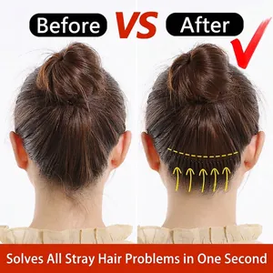 Invisible hair finishing comb fixer for back of head flyaways to style neat hair