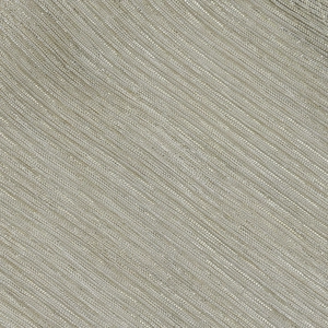 Macro detail of glittering metallic woven fabric with champagne gold ribbed texture