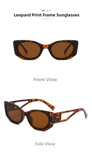 Close-up of tortoise frame sunglasses featuring hollowed temples and brown lenses