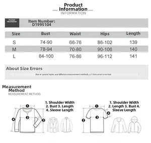 Size chart for summer one-shoulder maxi dress showing bust, waist and hip measurements