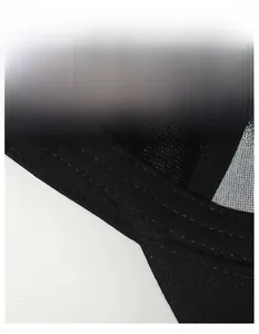 Detail of the widened moisture-wicking sweatband inside this men's outdoor baseball cap