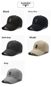 Dettaglio del tessuto a rete traspirante e della toppa con logo sportivo sui cappelli estivi