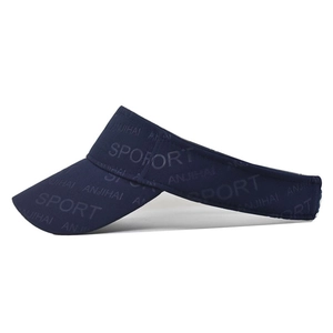 Visiera parasole sportiva blu navy con stampa ANJIHAI per attività all'aperto e mare