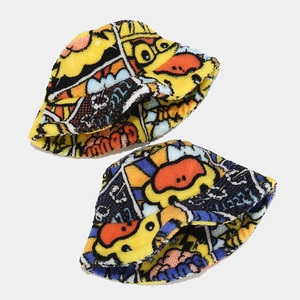 Bob en polaire avec imprimé bande dessinée colorée pour protection solaire