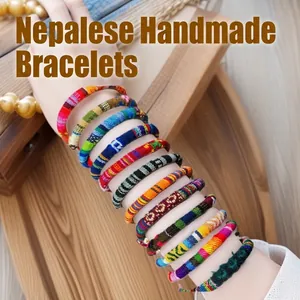 Bohemian Handmade Braided Bracelet Cotton Linen Cord Adjustable Surfing Beach Ethnic Style For Men Women