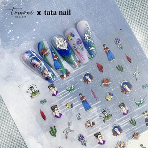 Adesivi Per Unghie Decalcomanie Adesive Flessibili Ultrasottili Per Manicure Halloween Zucca Teschio Floreale Stile Cartone Animato DIY