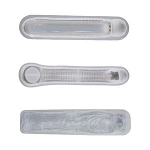 Set di tre stampi in silicone per porta incenso a teschio di Halloween e resina fai-da-te