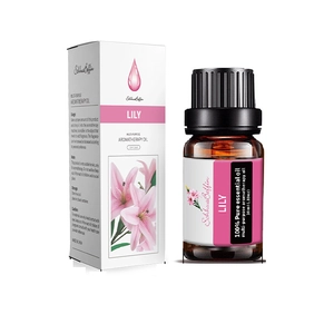 10ml Lily scented water-soluble essential oil for humidifiers with retail packaging