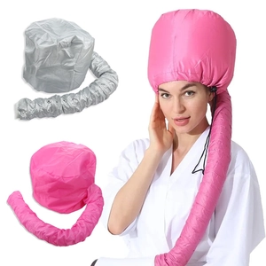 Portable Soft Bonnet Hair Dryer Attachment For Hair Styling And Treatment Heat Resistant Coated Fabric Adjustable Cap