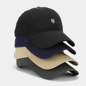 Baseball Cap Quick Dry Breathable Sunshade Outdoor Sports Fishing Adjustable Hat With Letter H Embroidery For Men Women