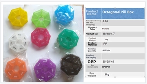 Macro view of 7-day pill organizer compartments with clear Monday-Sunday labeling