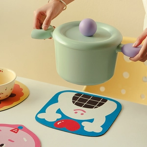 Sets de table absorbants en terre de diatomée avec motifs de dessins animés mignons