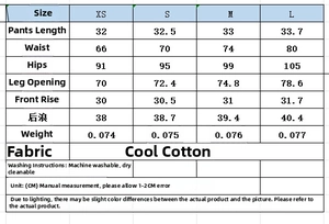 Detailed size chart for polka dot high waist wide leg shorts with measurements