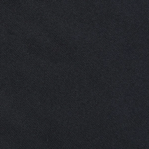 Detailed close-up showing the fine texture and high-quality weave of the black fabric