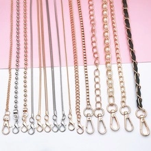 Detailed collection of assorted metal purse chains with faux pearls and PU leather straps