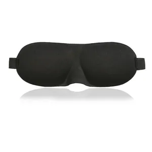 3D Contoured Sleep Eye Mask Blackout Breathable Soft Sponge Blindfold For Sleeping Travel Men Women Adjustable Strap