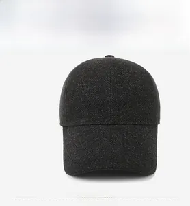 Detailed front view of black winter baseball cap with CAPARD 3D embroidered logo