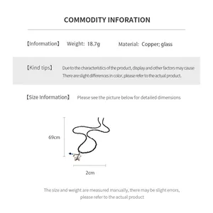 Size guide for glass beaded necklace with pony pendant showing weight and 69cm length