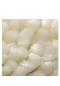Macro des fibres douces et denses en peluche blanche de 1800g/m² pour tapis de bain
