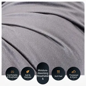 Gray Dutch velvet pumpkin cushion with handmade pleated design for soft floor seating comfort