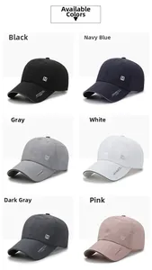 Detailed comparison of six colors of quick-dry mesh baseball caps with side M logo