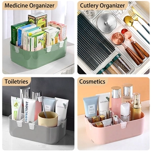 Retractable drawer organizer dividers for fridge, vanity, and kitchen storage solutions