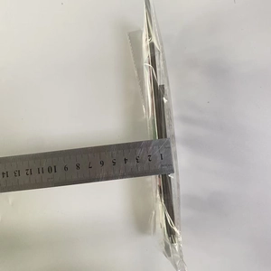 Close-up of wooden Christmas door frame decor showing a precise 10mm thickness measurement