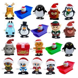 Detailed collection of 20 Christmas clockwork toys including Santa and Reindeer figures