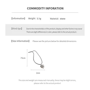 Spécifications détaillées de taille pour collier pendentif cœur en pierre naturelle