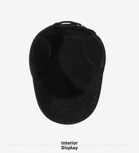 Detailed interior view of thermal winter cap showing thick fleece lining and ear flaps