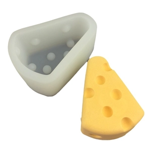 Cheese shape silicone mold for chocolate fondant cake and handmade soap making