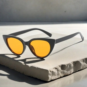 Cat Eye Sunglasses PC Frame AC Lens UV400 Protection Vintage Retro Lightweight Trendy Fashion Eyewear For Outdoor Travel