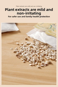 Detailed macro view of aromatic lavender sachet with botanical extracts in a breathable bag