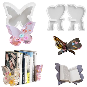 Schmetterling Silikonform Für Harz DIY Buchstütze Desktop Leseständer Fingerring Dekoratives Handwerkzeug