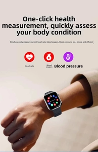 Detail showing heart rate, blood oxygen and blood pressure tracking on the smartwatch