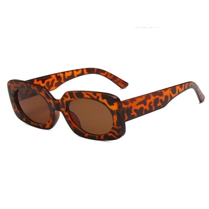 Retro tortoise shell square sunglasses with brown lenses in a 2025 vintage Y2K fashion style