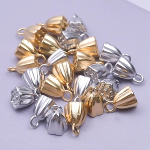 Pendentifs géométriques en acier doré et argenté pour la création de bijoux DIY