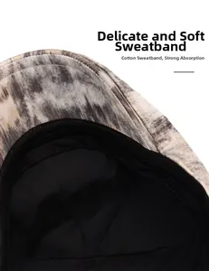 Detail of soft cotton sweatband inside the vintage newsboy hat for moisture wicking