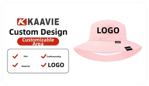 Close-up of pink sun hat featuring breathable mesh lining and adjustable chin strap