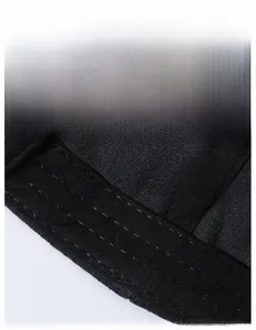 Detailed macro view of the wide moisture-wicking sweatband and breathable mesh fabric