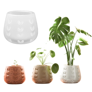 Moldes de silicona DIY para velas de corazón y jarrones para suculentas en tres acabados
