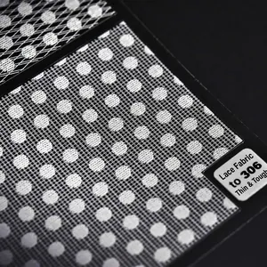 Japanische weiße Nageltattoo-Sticker mit Punkten und Gittermuster für 5D-Nailart-Design