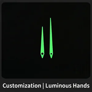 Luminous Clock Hands Aluminum Glow In Dark Hour Minute Hand Replacement DIY Repair Modern Simple Accessories