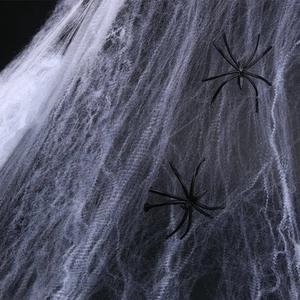 Halloween Decoration Props Spider Web Spider Cotton Haunted House Bar Scene Layout Decoration Supplies Spider Silk