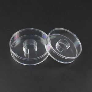 Transparent Acrylic Round Bracelet Display Box Jewelry Storage Case Clear Bead Organizer Holder