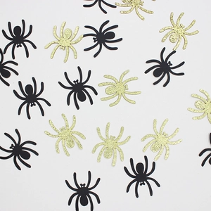 Halloween Confetti Table Decor Glitter Paper Spider Bat Witch Pumpkin Spiderweb Ghost Confetti For Halloween Party Celebration Venue Decoration
