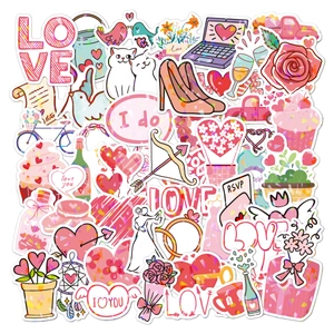 Detailed sheet of holographic laser heart stickers for DIY scrapbooking and wedding gifts
